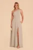 Kira Dress With Slit - Almond sold by Birdy Grey