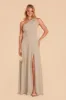 Kira Dress With Slit - Almond sold by Birdy Grey
