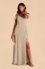 Devin Convertible Dress With Slit - Almond sold by Birdy Grey