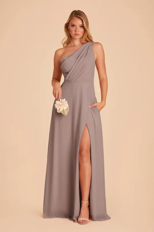 Kira Dress With Slit - Toffee made by Birdy Grey