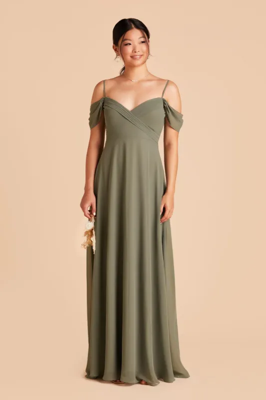 Spence Convertible Dress With Slit - Moss Green sold by Birdy Grey