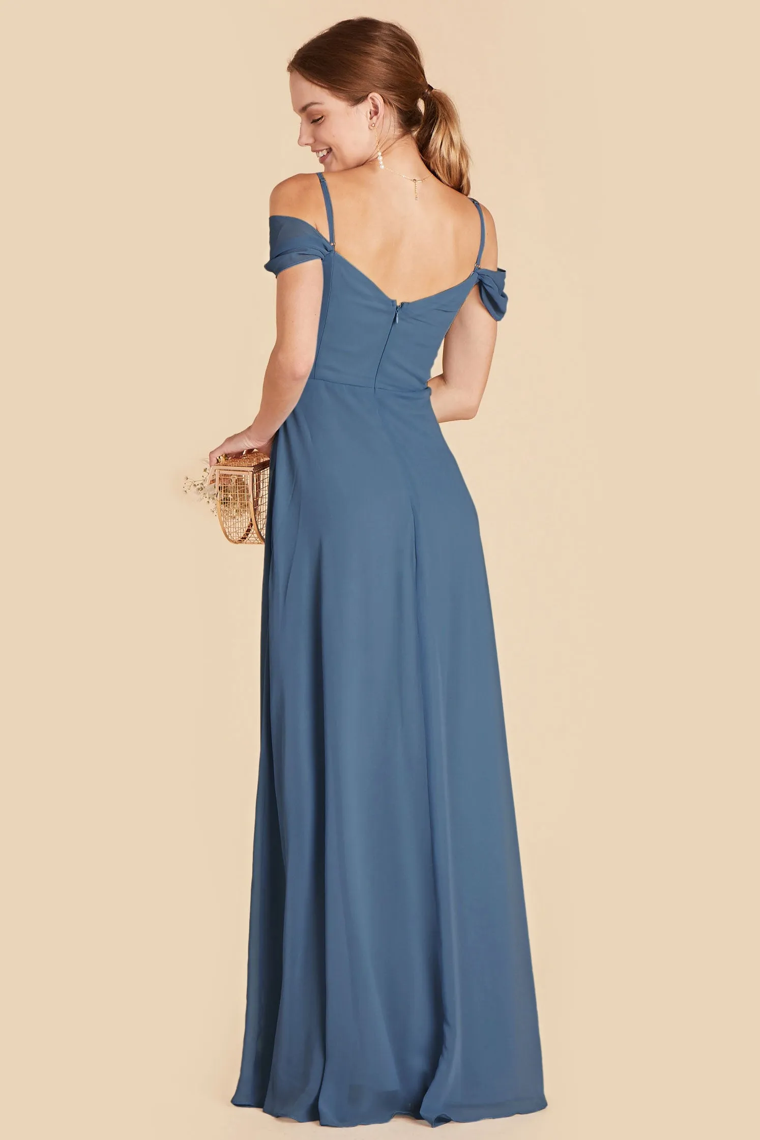 Spence Convertible Dress With Slit - Twilight sold by Birdy Grey product image thumbnail 5