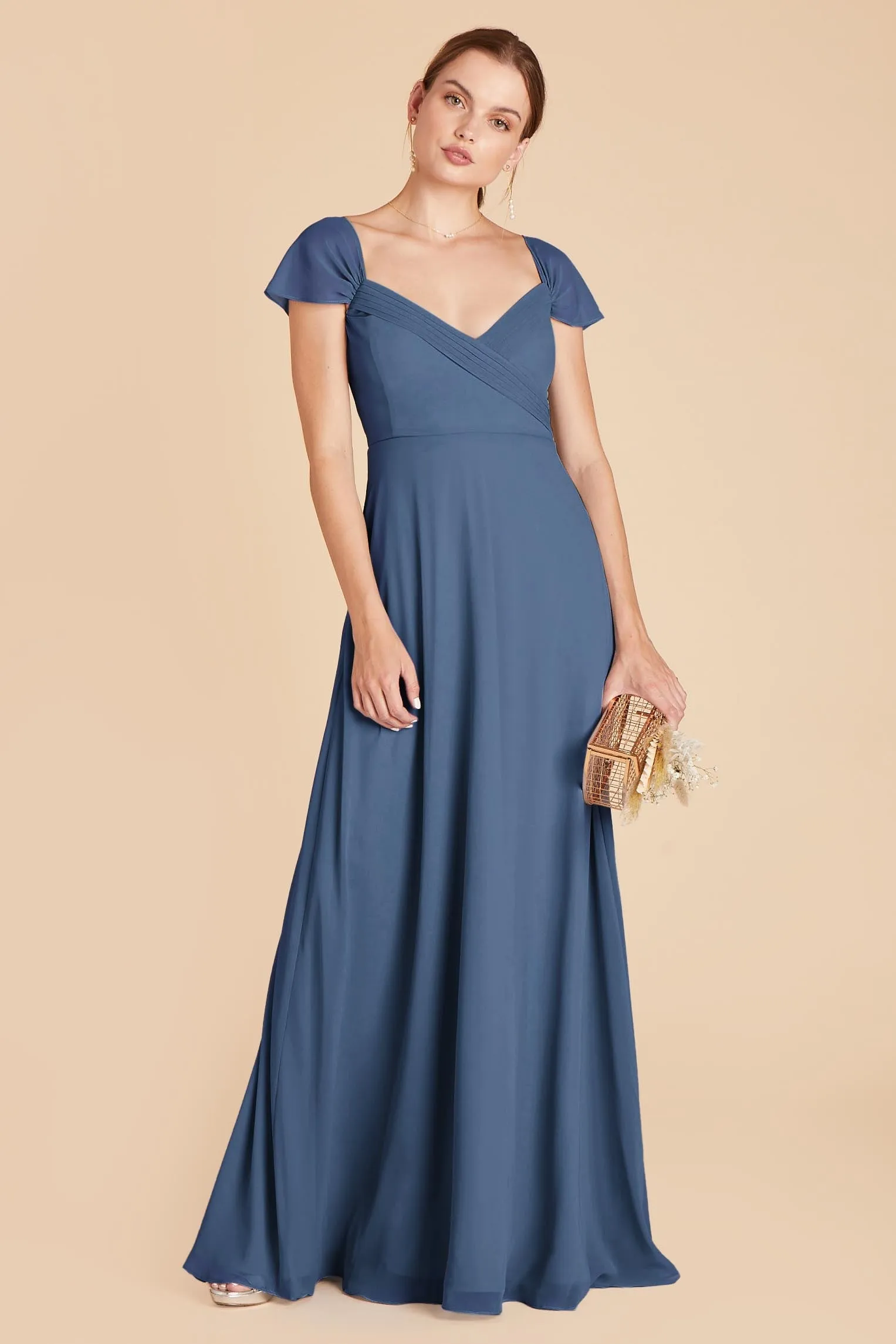 Spence Convertible Dress With Slit - Twilight sold by Birdy Grey product image thumbnail 3