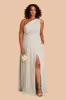 Kira Dress With Slit - Dove Gray sold by Birdy Grey