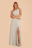 Kira Dress With Slit - Dove Gray sold by Birdy Grey