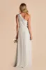 Kira Dress With Slit - Dove Gray sold by Birdy Grey