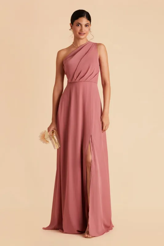 Kira Dress With Slit - Mulberry sold by Birdy Grey