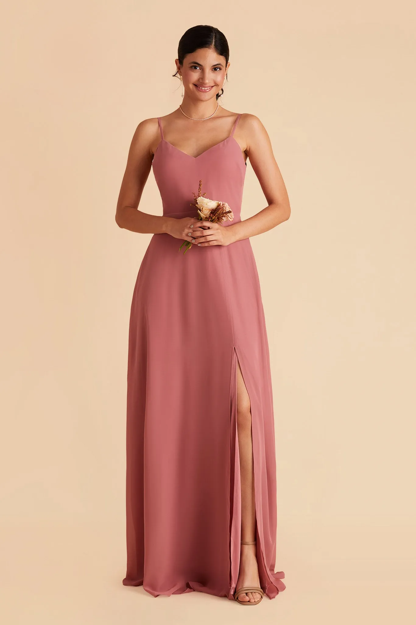 Devin Convertible Dress With Slit - Mulberry sold by Birdy Grey product image thumbnail 2