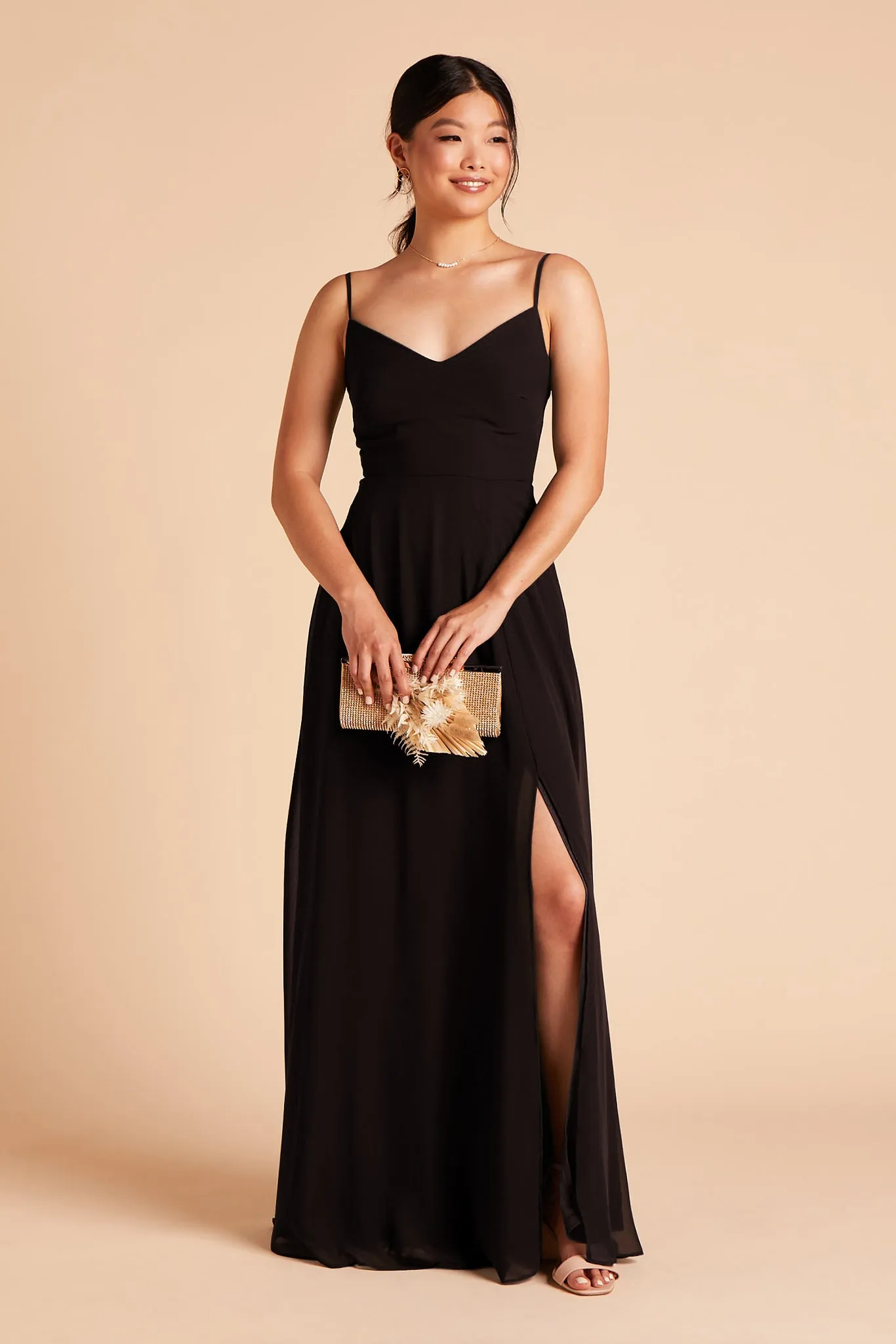 Devin Convertible Dress With Slit - Black sold by Birdy Grey product image thumbnail 5