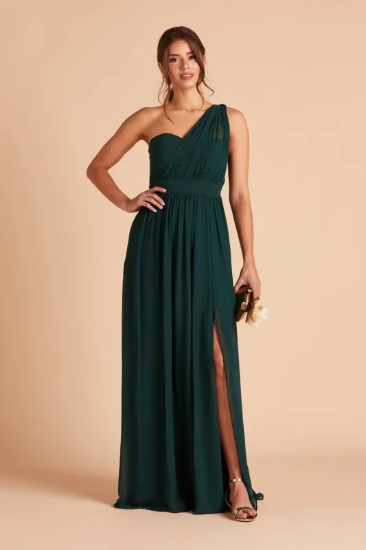 Grace Convertible Dress With Slit - Emerald sold by Birdy Grey