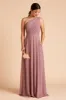 Kira Dress With Slit - Dark Mauve sold by Birdy Grey