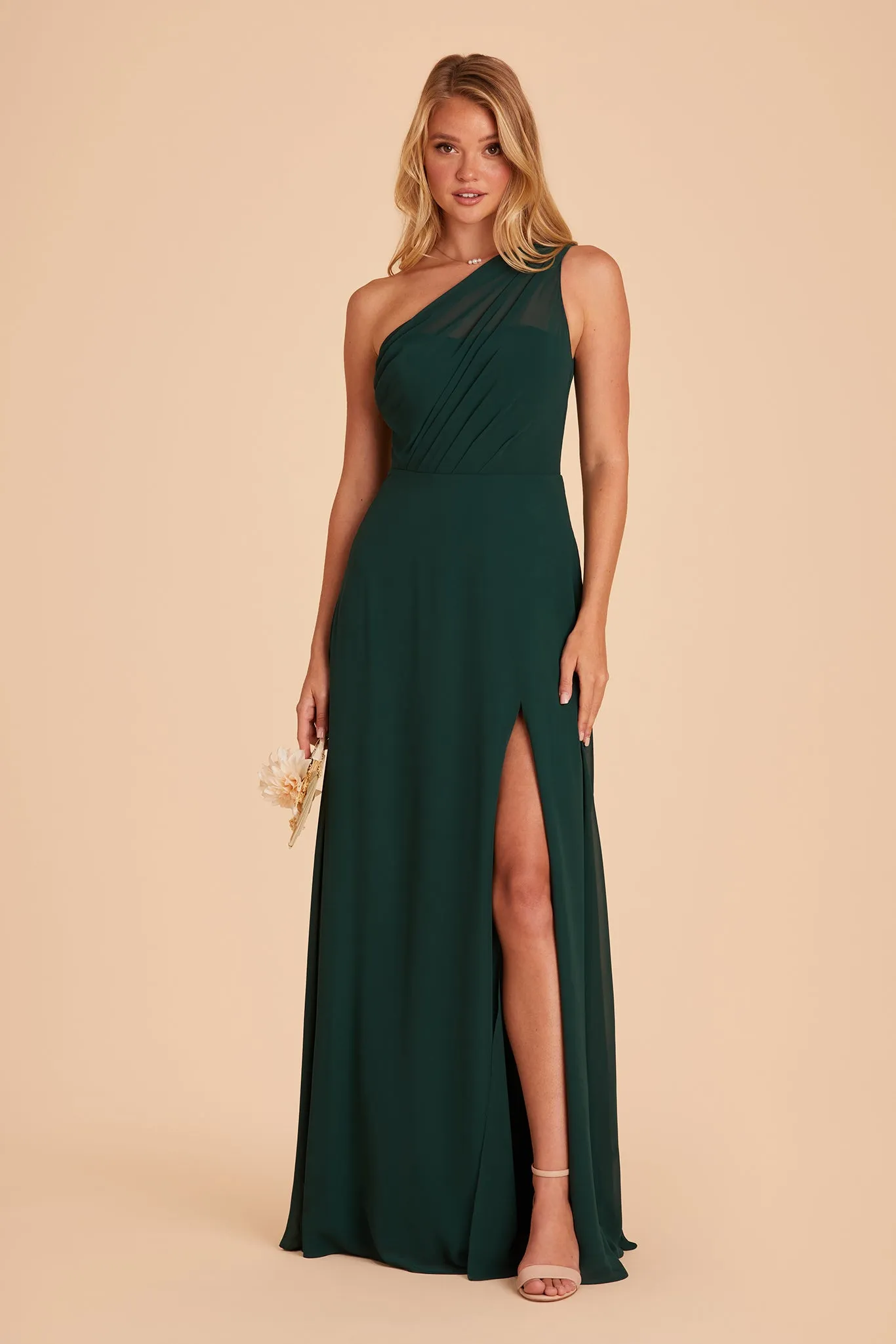 Kira Dress With Slit - Emerald sold by Birdy Grey product image thumbnail 3