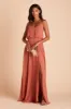 Gwennie Dress With Slit - Terracotta sold by Birdy Grey