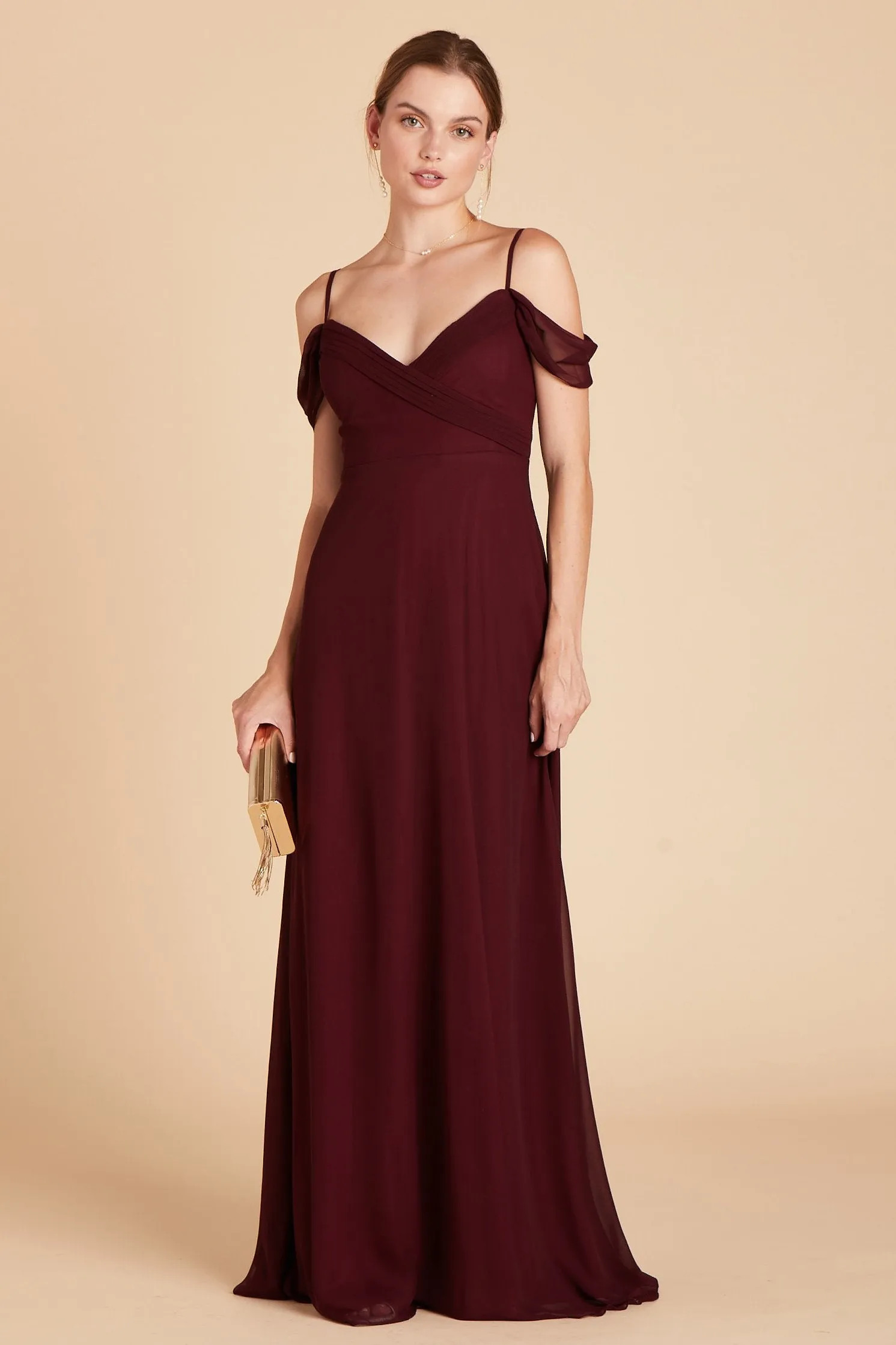Spence Convertible Dress With Slit - Cabernet sold by Birdy Grey