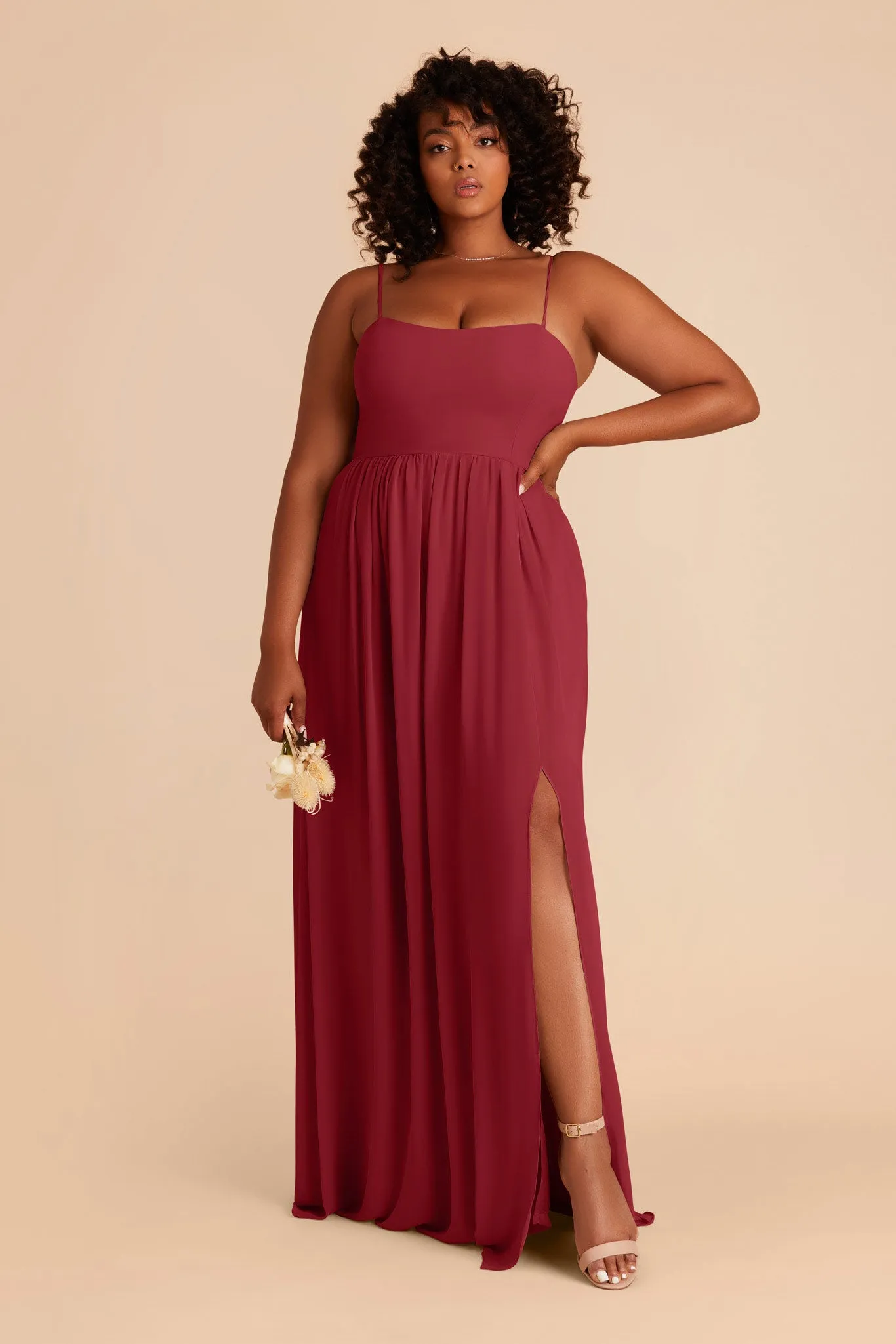 August Convertible Dress - Burgundy sold by Birdy Grey product image thumbnail 2