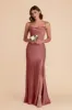 Olivia Matte Satin Dress - Wild Rose sold by Birdy Grey