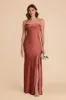 Olivia Matte Satin Dress - Spice sold by Birdy Grey