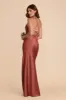 Olivia Matte Satin Dress - Spice sold by Birdy Grey