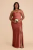 Olivia Matte Satin Dress - Spice sold by Birdy Grey