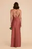 Olivia Matte Satin Dress - Spice sold by Birdy Grey