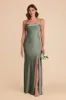 Olivia Matte Satin Dress - Sea Glass sold by Birdy Grey