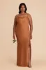 Olivia Matte Satin Dress - Rust sold by Birdy Grey