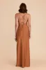 Olivia Matte Satin Dress - Rust sold by Birdy Grey