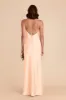 Olivia Matte Satin Dress - Peach Cream sold by Birdy Grey