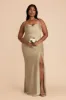 Olivia Matte Satin Dress - Moss Green sold by Birdy Grey