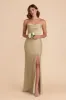 Olivia Matte Satin Dress - Moss Green sold by Birdy Grey