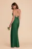 Olivia Matte Satin Dress - Forest Green sold by Birdy Grey