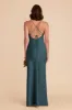Olivia Matte Satin Dress - Dark Teal sold by Birdy Grey