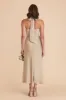 Monique Matte Satin Dress - Neutral Champagne sold by Birdy Grey