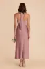 Monique Matte Satin Dress - Dark Mauve sold by Birdy Grey