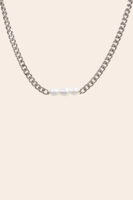 Lucille Necklace by Petit Moments - Silver sold by Birdy Grey