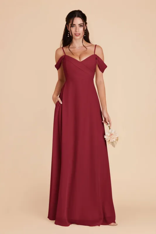 Spence Convertible Dress - Burgundy sold by Birdy Grey
