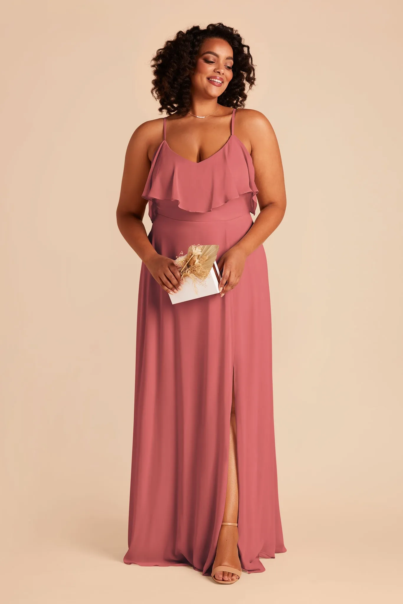 Jane Convertible Dress With Slit - Wild Rose sold by Birdy Grey product image thumbnail 5