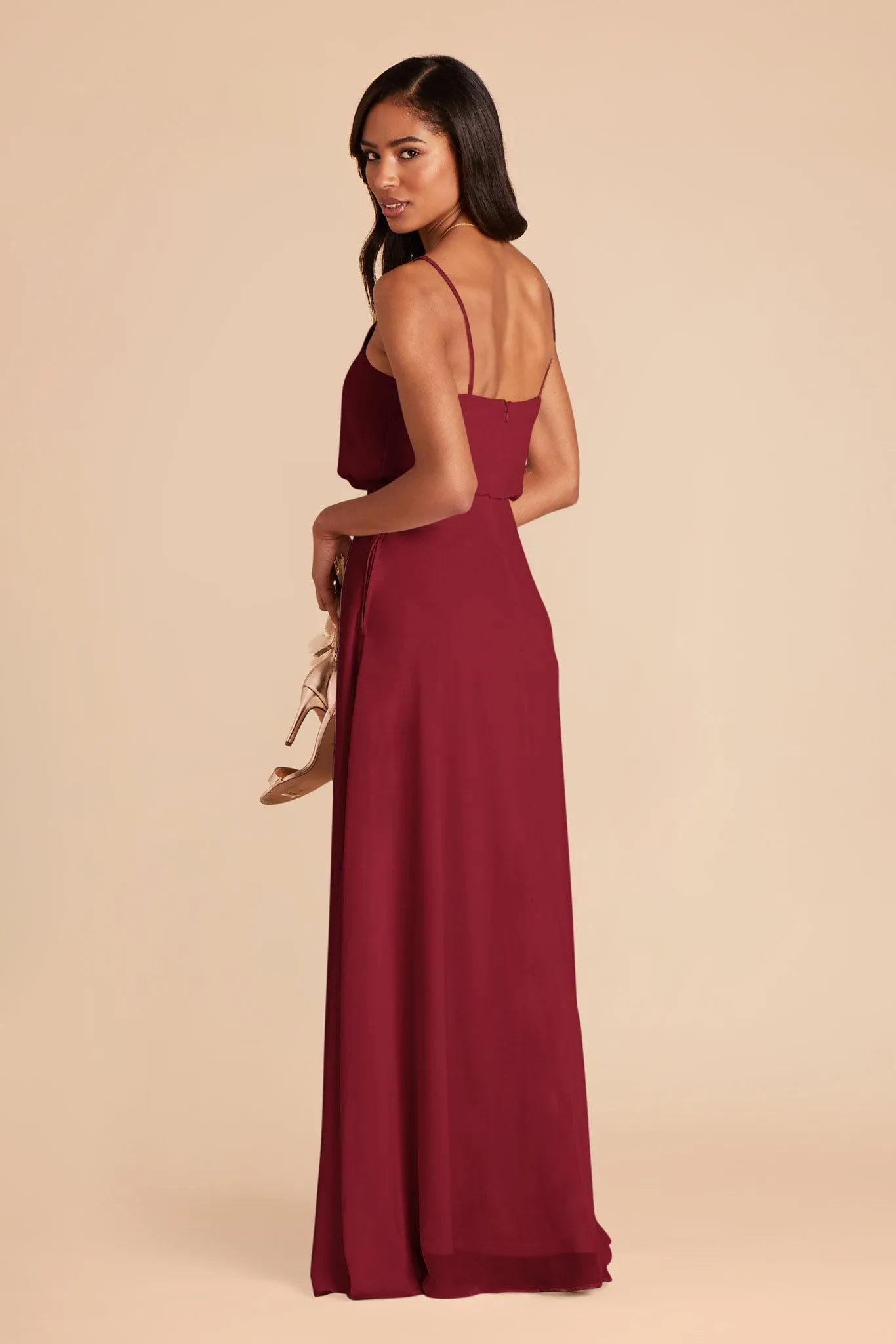 Gwennie Dress - Burgundy sold by Birdy Grey product image thumbnail 5