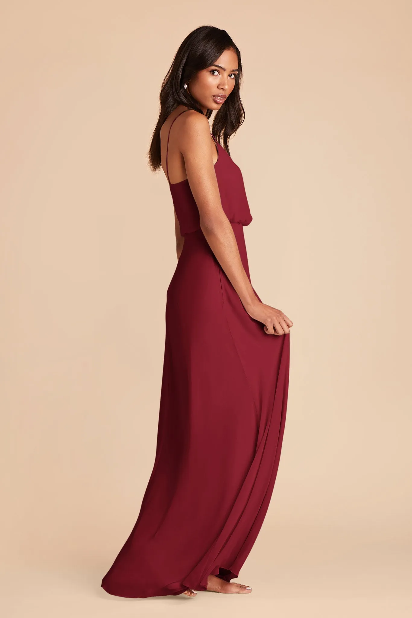 Gwennie Dress - Burgundy sold by Birdy Grey product image thumbnail 4