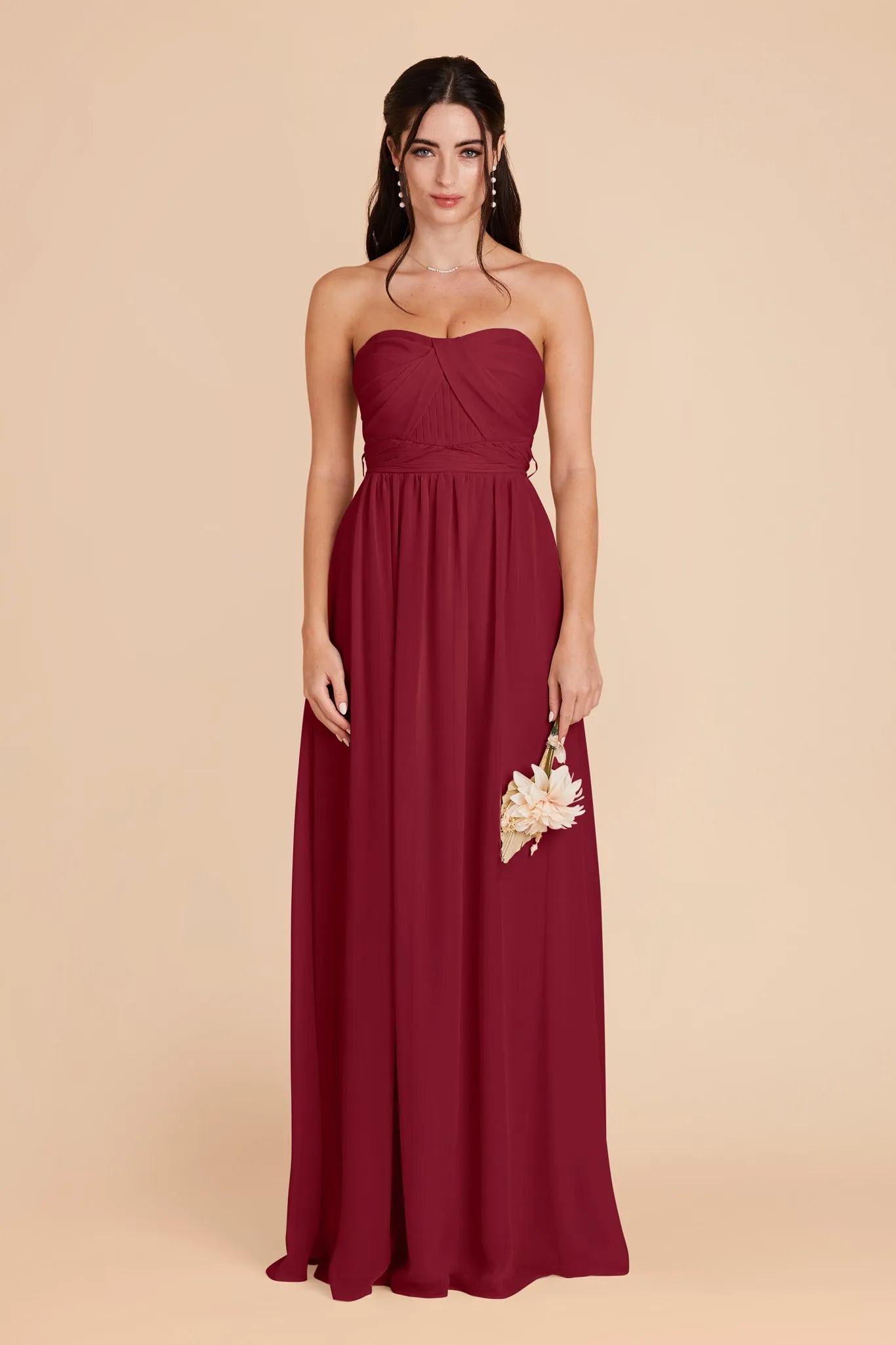 Grace Convertible Dress - Burgundy sold by Birdy Grey product image thumbnail 4