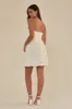 Flora Mini 3D Applique Dress - White sold by Birdy Grey