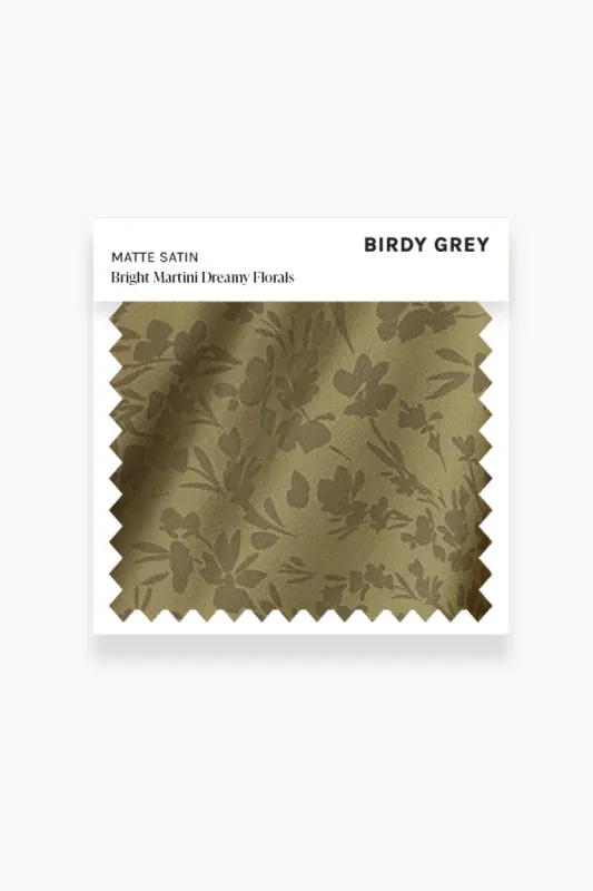 Swatch - Matte Satin in Bright Martini Dreamy Floral sold by Birdy Grey