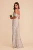 Mia Matte Satin Convertible Dress - Almond Dreamy Floral sold by Birdy Grey