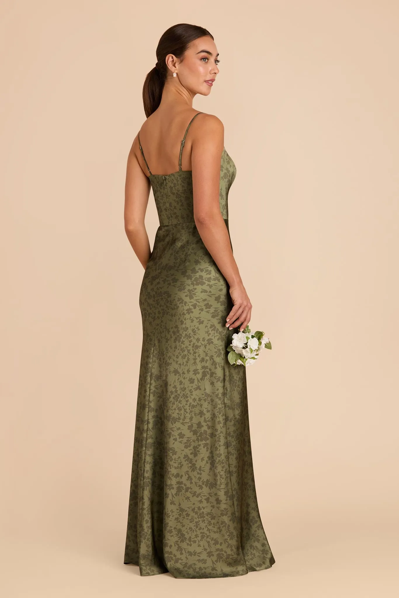 Mai Matte Satin Dress - Bright Martini Dreamy Floral sold by Birdy Grey product image thumbnail 3