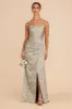 Lydia Matte Satin Dress - Moss Green Dreamy Floral sold by Birdy Grey