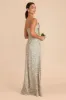 Lydia Matte Satin Dress - Moss Green Dreamy Floral sold by Birdy Grey