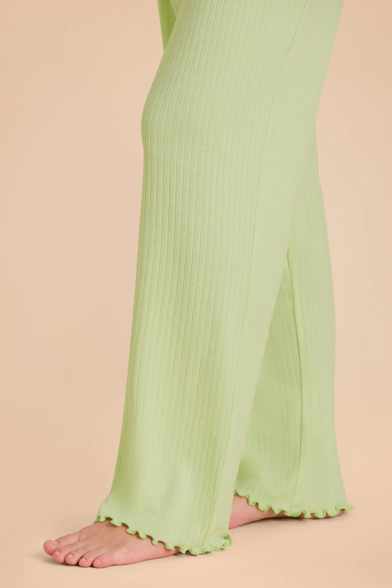 Lana Pointelle Set - Bright Pistachio sold by Birdy Grey product image thumbnail 3