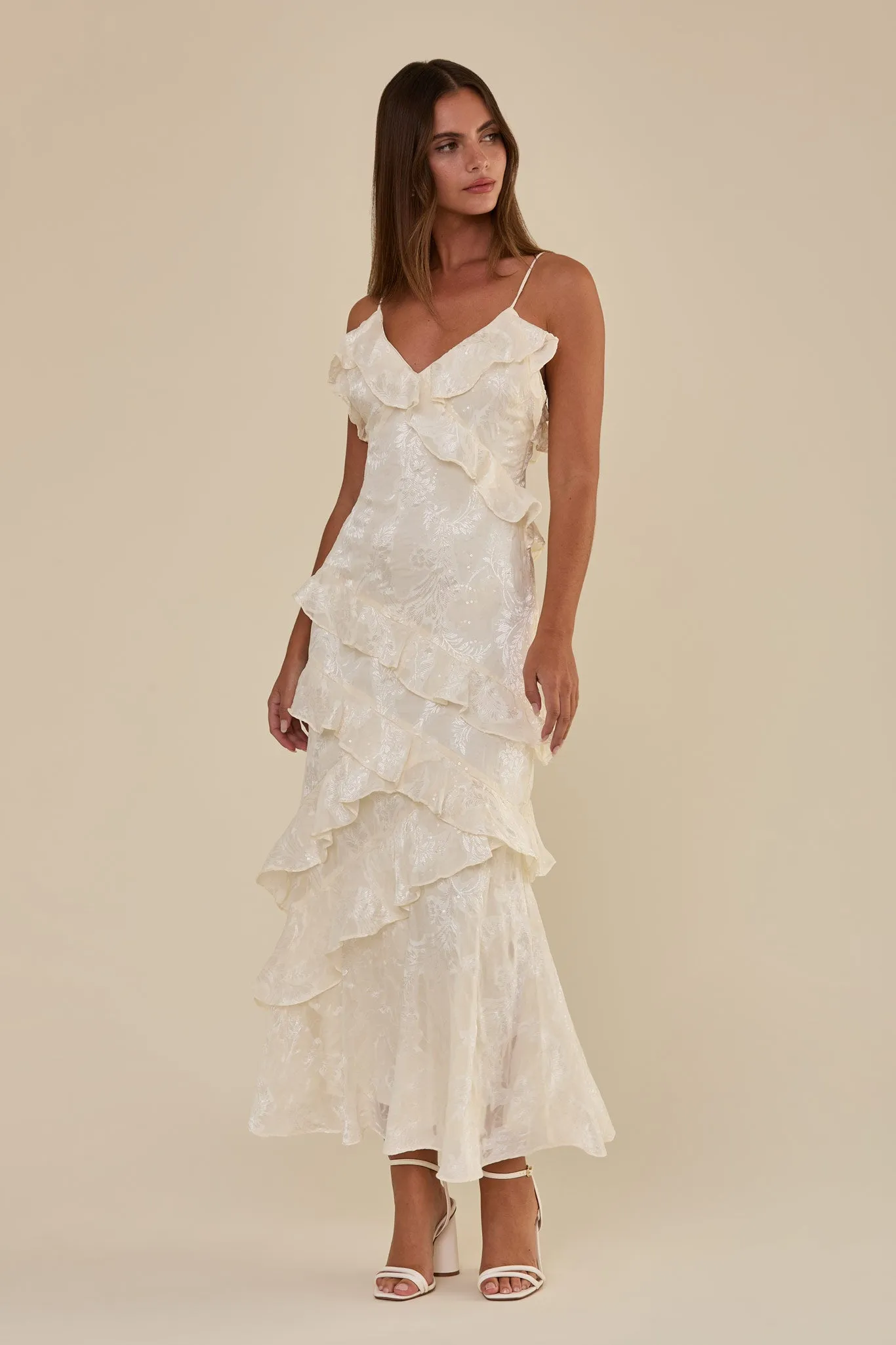 Emerson Dress - Ivory sold by Birdy Grey product image thumbnail 4