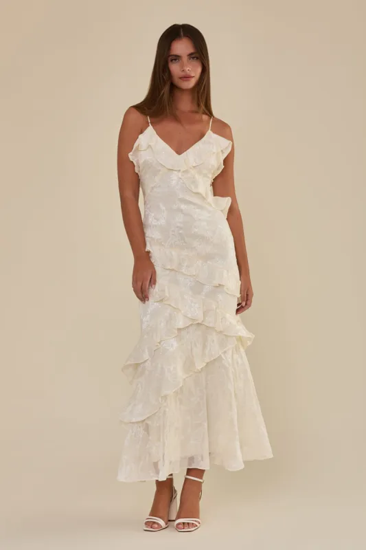 Emerson Dress - Ivory sold by Birdy Grey