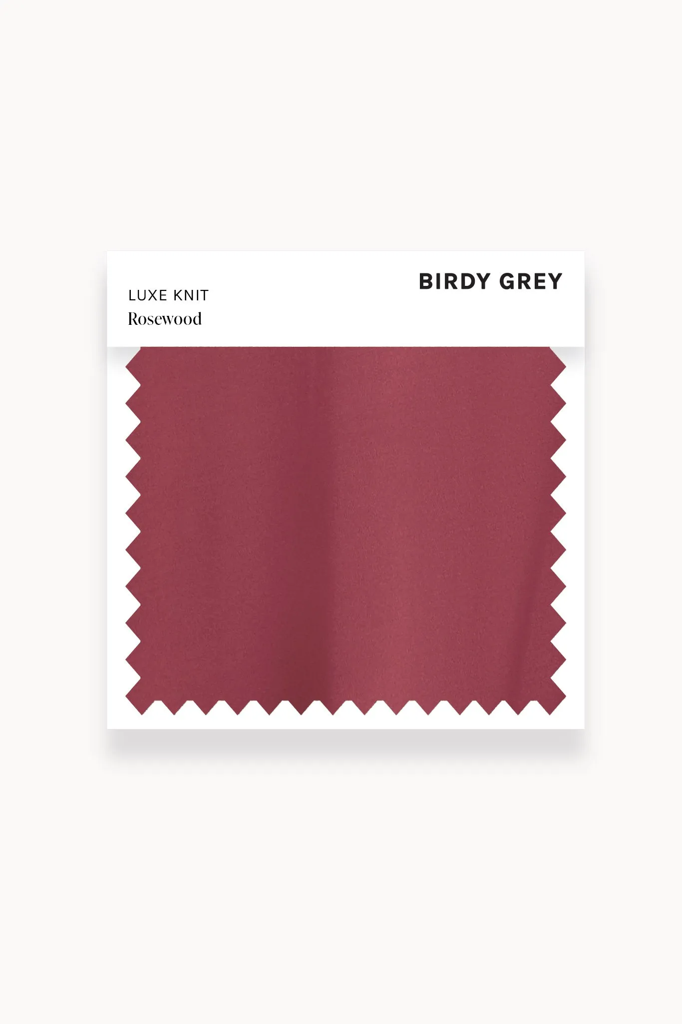 Swatch - Luxe Knit in Rosewood sold by Birdy Grey